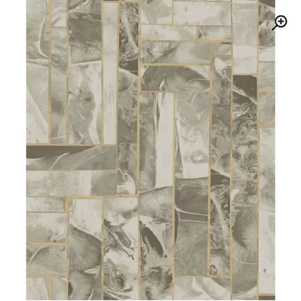 York Wallcoverings, Candice Olson's Natural Splendor, Taupe and Gold, NWT